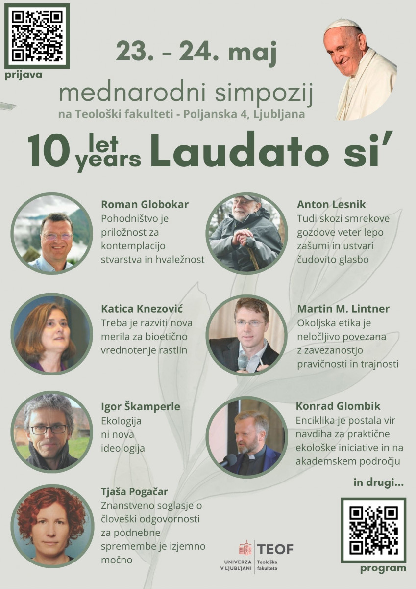 Mednarodni simpozij - 10 let Laudato si': refleksija in perspektive
